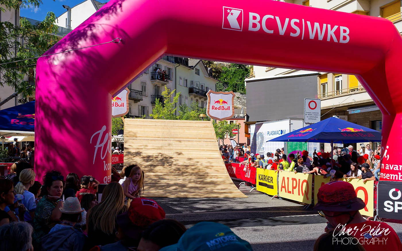 arrivée castel ride