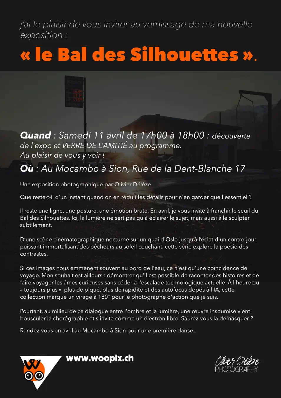 vernissage LE BAL DES SILHOUETTES